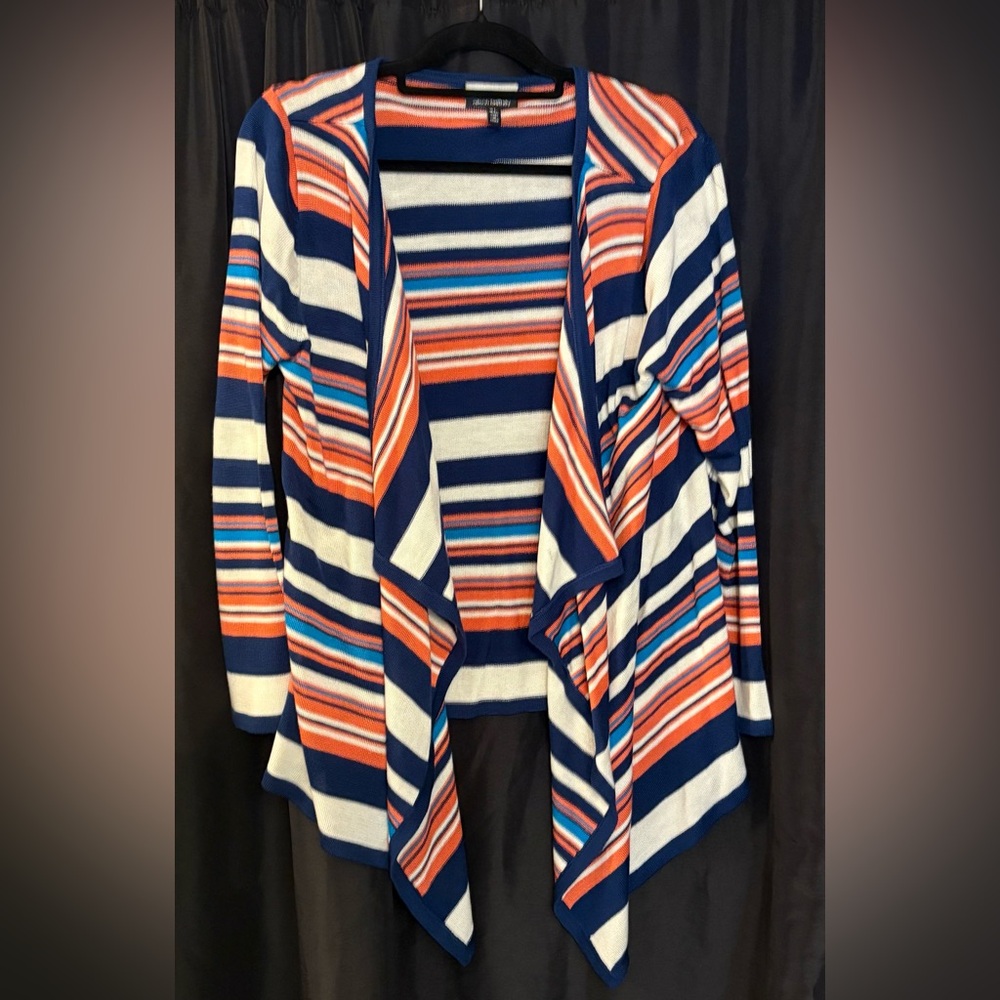 Allison Brittney Multicolor Striped Cardigan